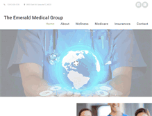 Tablet Screenshot of emeraldmedicalgroup.com